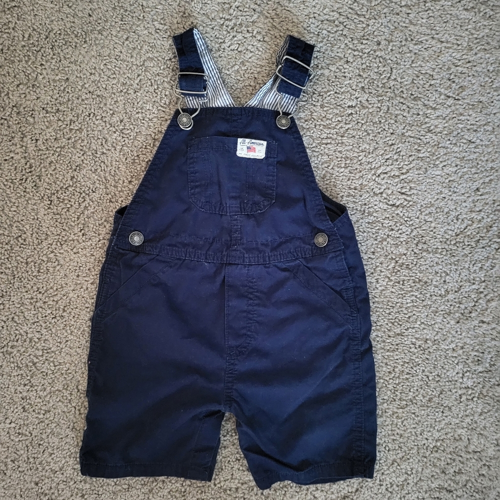 Boys Carters overalls navy blue 18 months